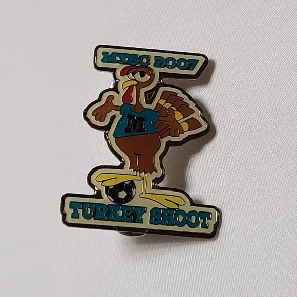 Mukilteo Youth Soccer Club Turkey Shoot 2009 MYSC Enamel Pin Washington WA - Picture 2 of 6